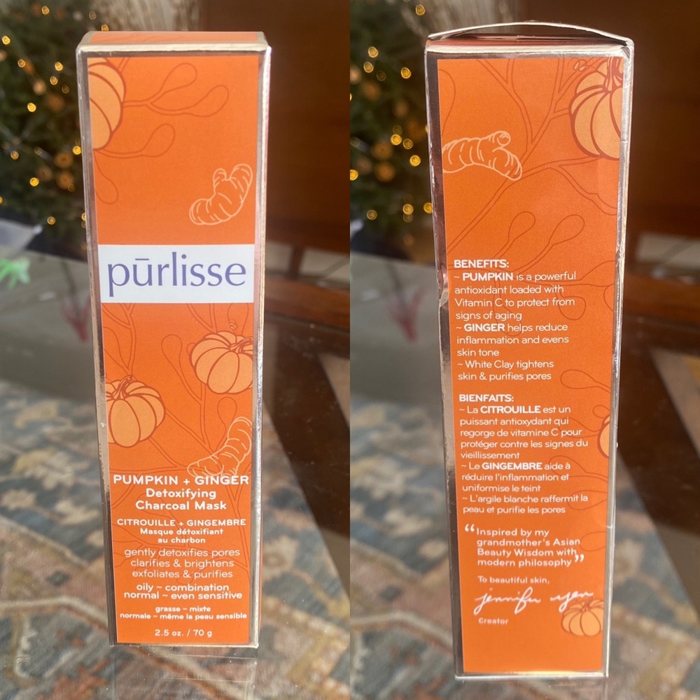 Pumpkin and Ginger Detoxifying Charcoal Mask